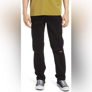 EUC BP. Relaxed Fit Rip & Repair Jeans Black sz 34